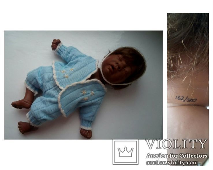 Кукла лялька реборн младенец этническая лимит 500 штук Германия, фото №7