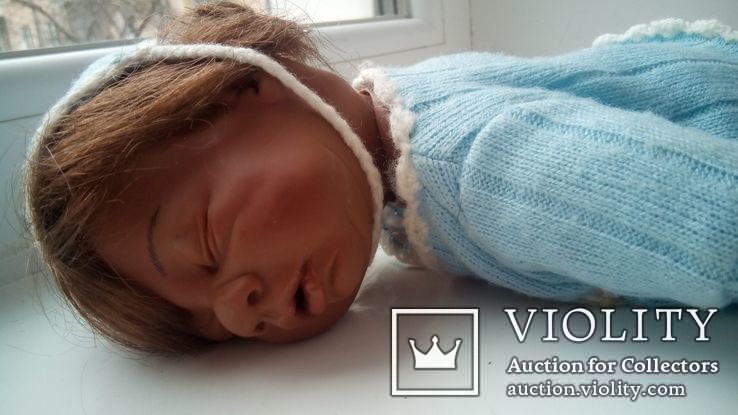Кукла лялька реборн младенец этническая лимит 500 штук Германия, фото №10
