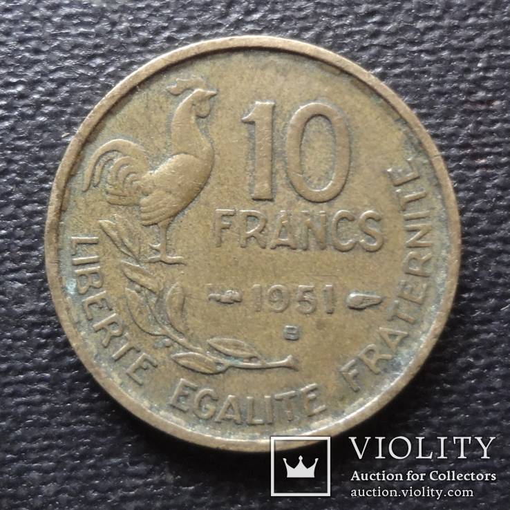 10 франков 1951 Франция    (С.9.17)~
