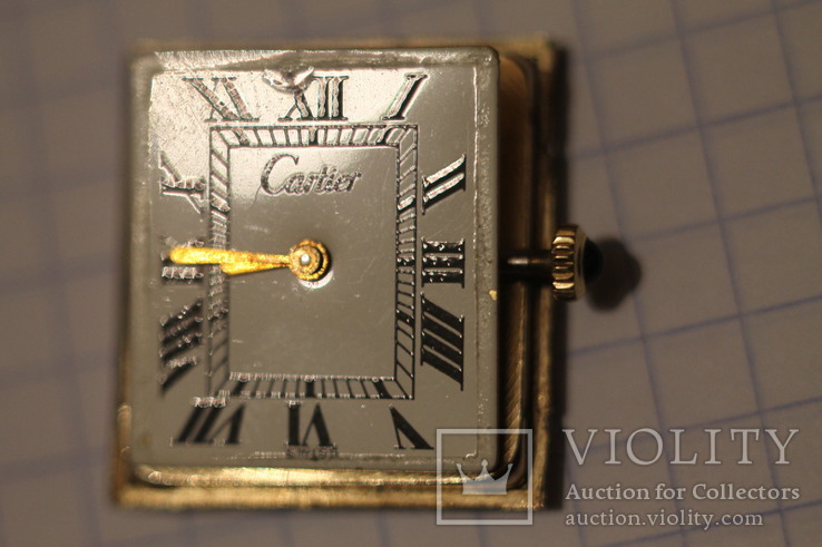 Часы-имитация Cartier в серебре, фото №6
