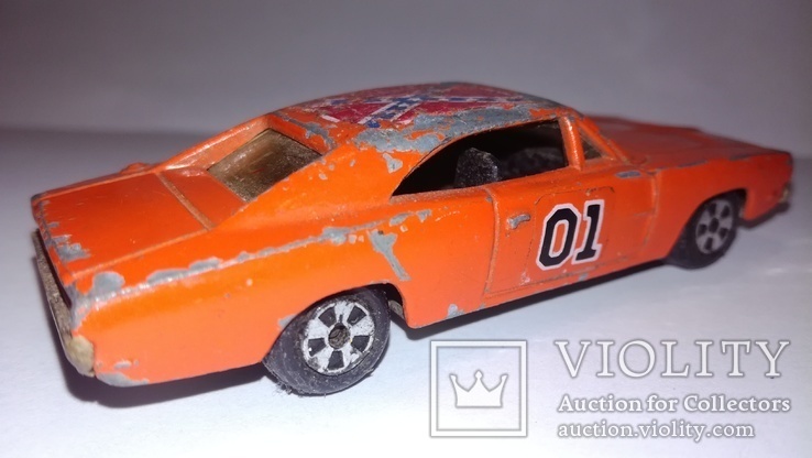 1981 ERTL Charger Dukes of Hazzard Replica General Lee Car 1/64 Hong Kong, фото №3