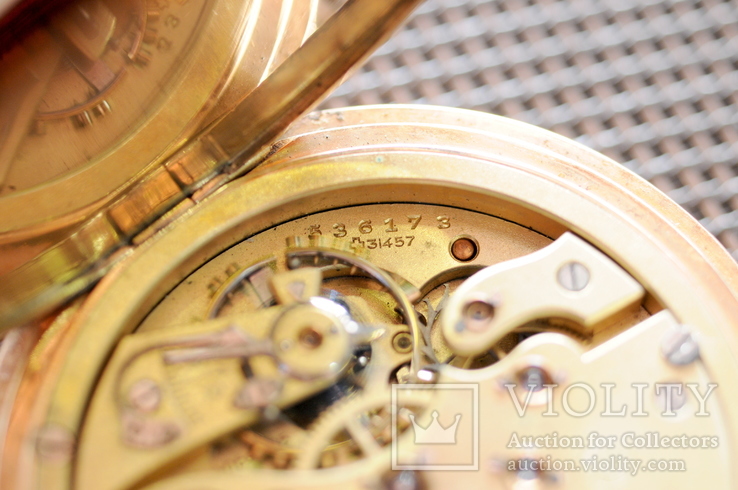 Карманные золотые часы, IWC(Schaffhausen) 585пр., фото №10