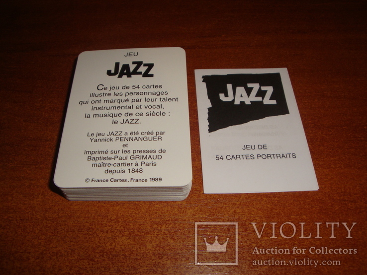 Игральные карты Jazz, с 1989 г., фото №6