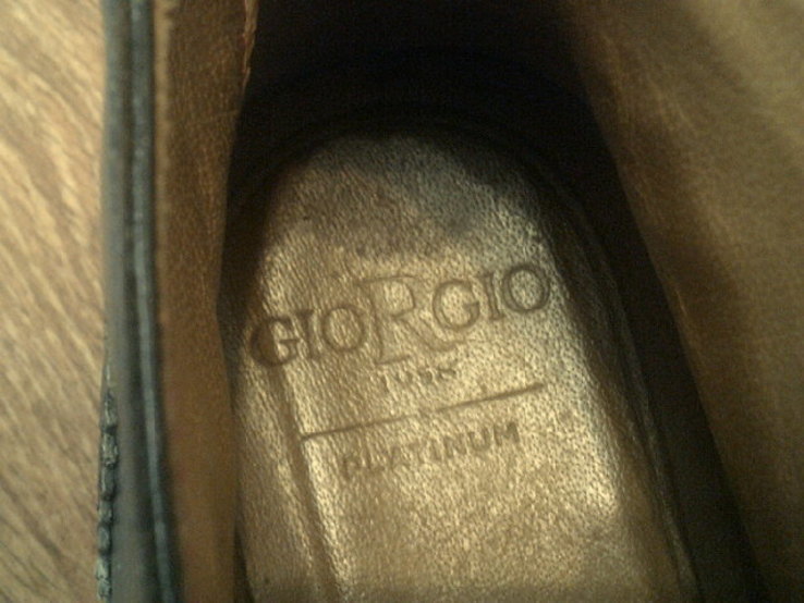Giorgio 1958 Platinum  - бренд туфли с кожи крокодила разм.44, фото №13
