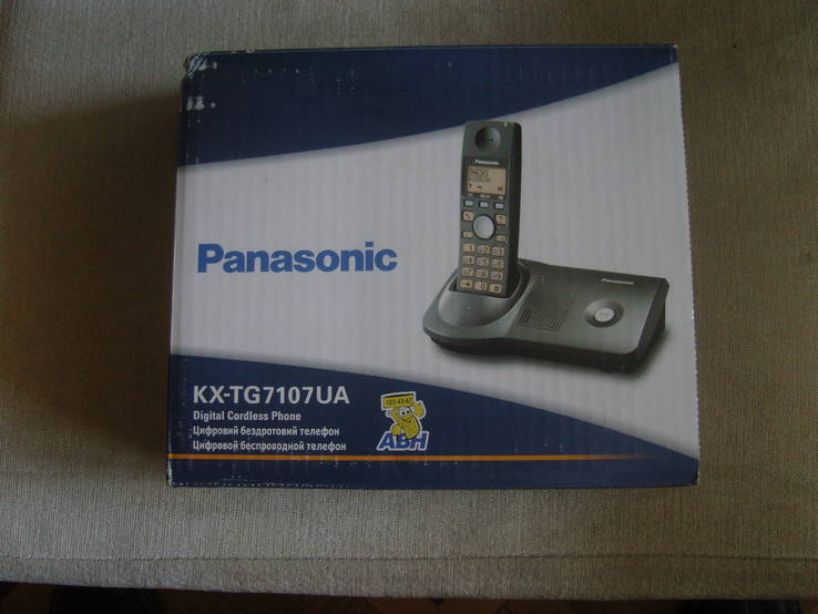 Радиотелефон Panasonic KX-TG7107UA с автоответчиком., фото №2