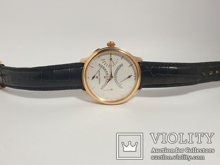 Maurice Lacroix Masterpiece MP7218-PG101-130 Retrograde gold 750, фото №6