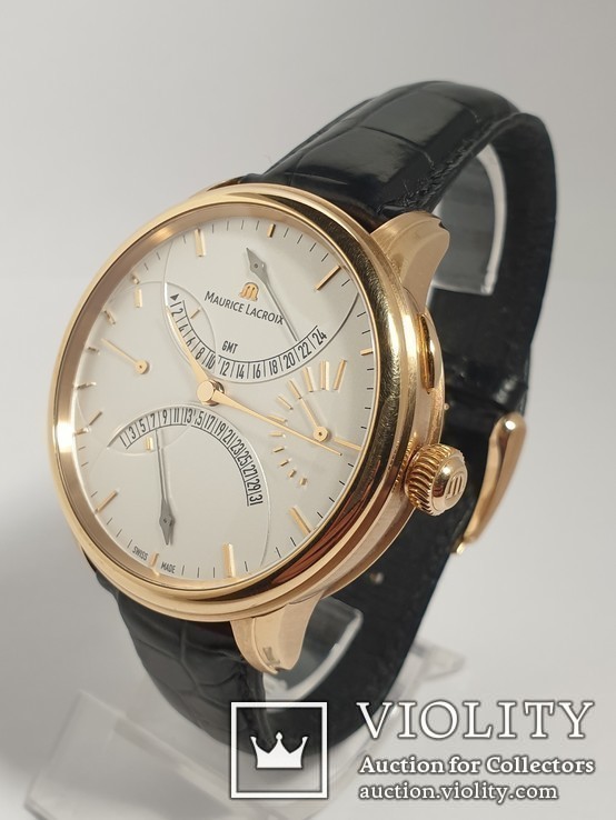 Maurice Lacroix Masterpiece MP7218-PG101-130 Retrograde gold 750, фото №7