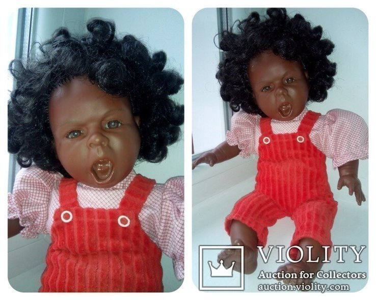 Характерная кукла негритянка Berenguer Беренджер Испания, фото №2