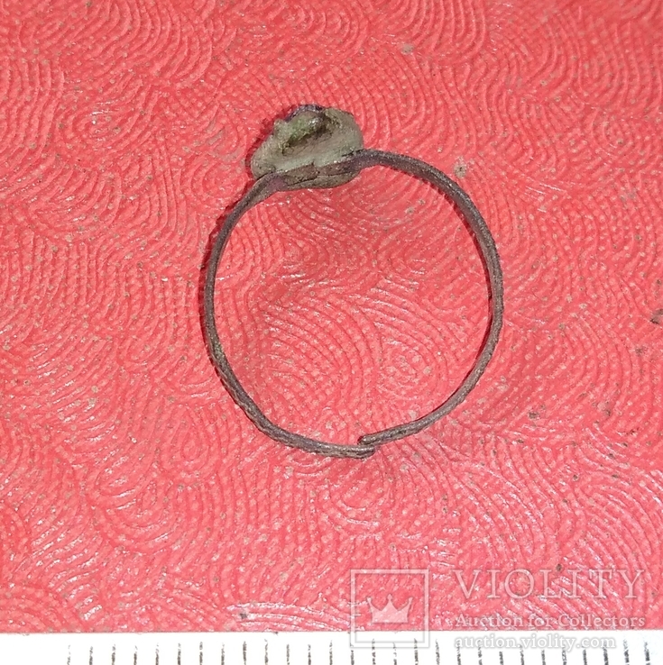 Перстень сердечко 19 век, фото №5