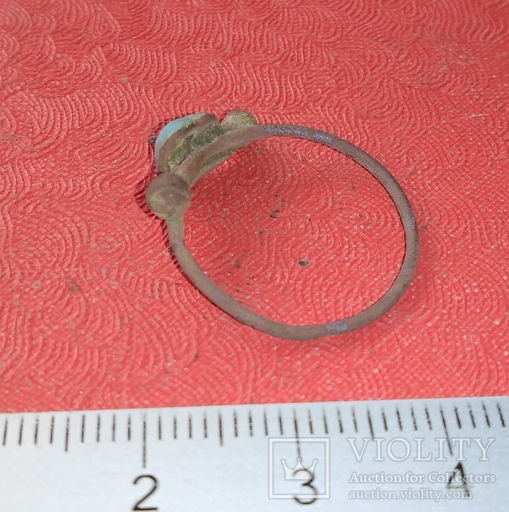 Перстень сердечко 19 век, фото №3