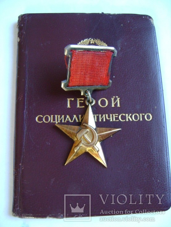 Звезда Героя Соц. Труда № 15656 (на женщину), фото №3