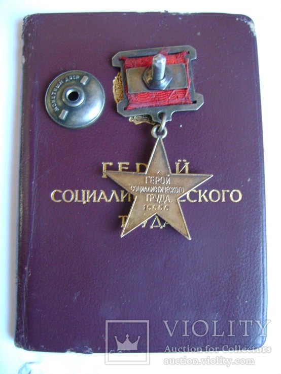 Звезда Героя Соц. Труда № 15656 (на женщину), фото №4