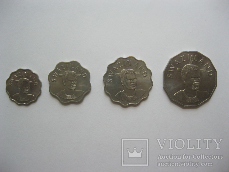 Свазиленд 5, 10, 25, 50 Cents 2001-2003, фото №3