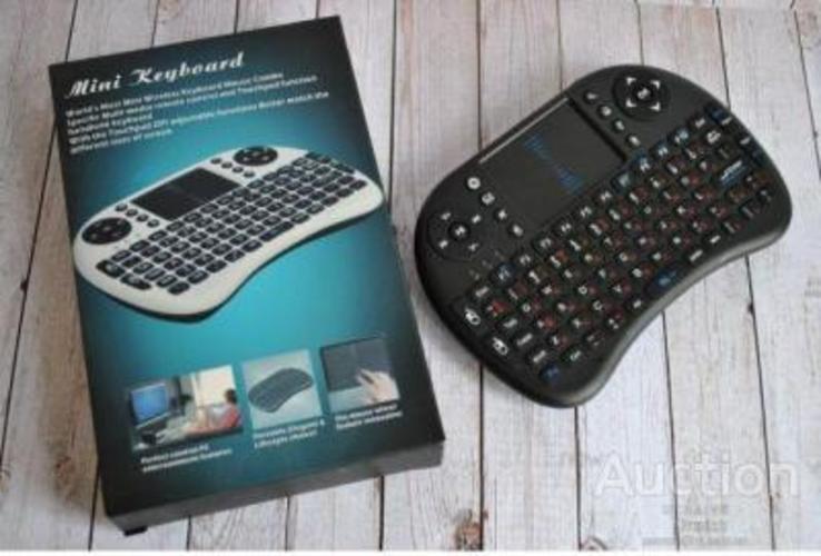  Беспроводная Клавиатура с сенсорной панелью и подсветкой MWK08/i8 + touch, numer zdjęcia 2