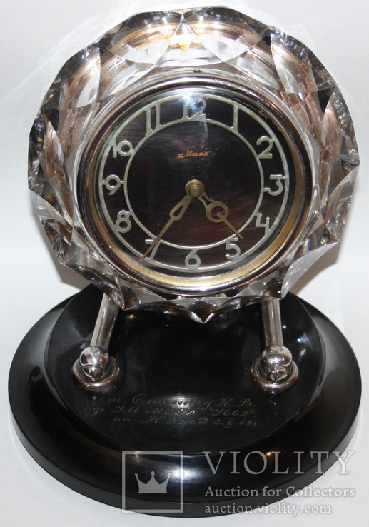 Настольные часы "Маяк" 2 класс СЧЗ (1965 г.) СССР, фото №7
