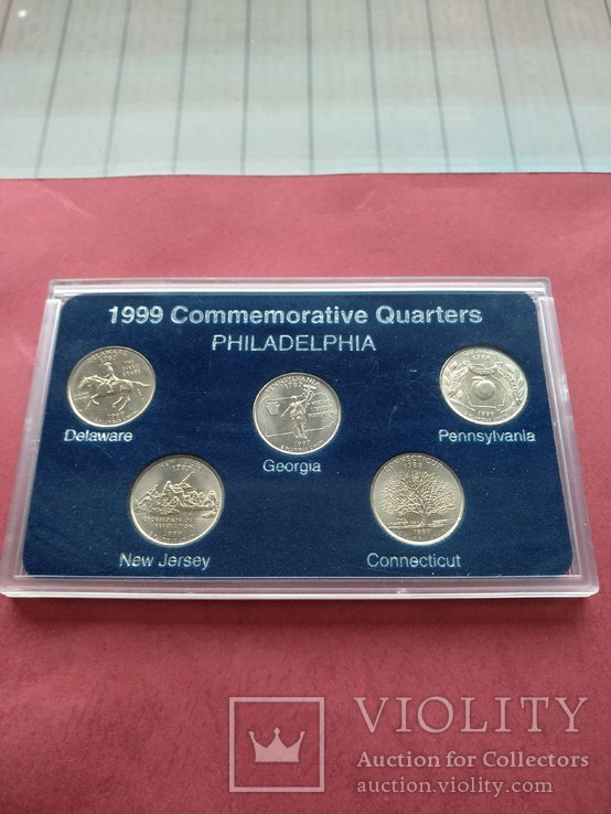 США Mint BU set 1999 (p) 25 центов n3191