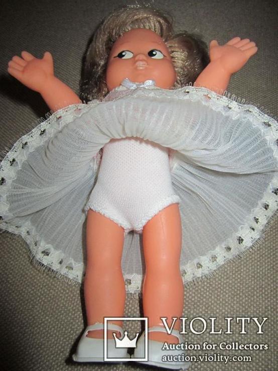 Кукла новая в гипюровом платье 18см ГДР, фото №4