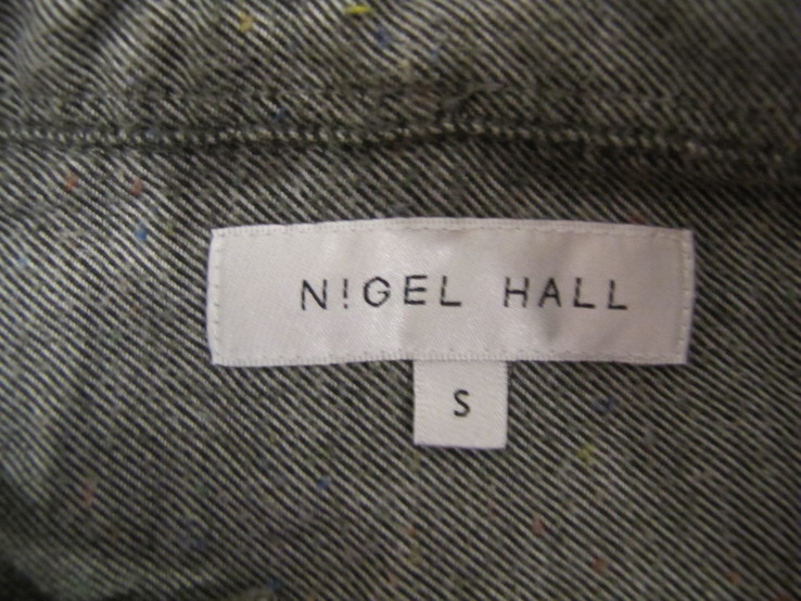 Модная мужская приталенная рубашка Nigel Hall оригинал в отличном состоянии, фото №5