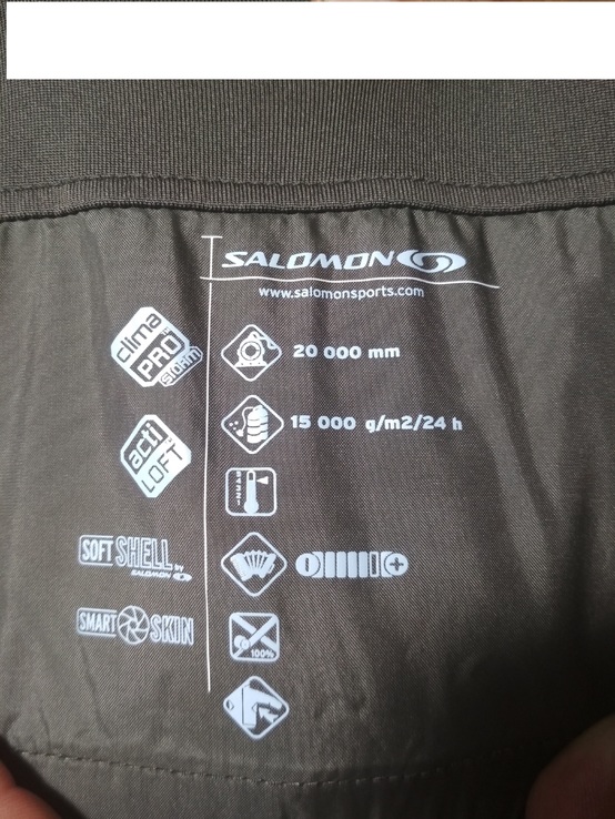 Куртка спортивная профессиональная SALOMON мембрана 20000 мм софтшелл р-р М, фото №11