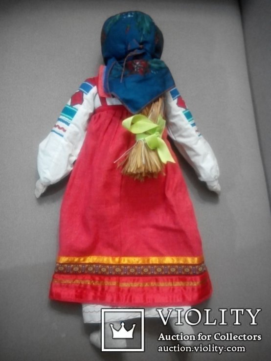 Марья краса русая коса кукла в наряде N-губернии 67см папер клей, фото №6
