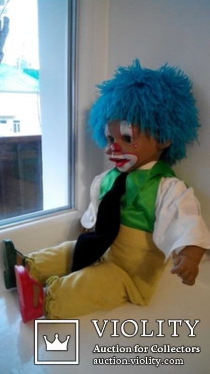 Характерная кукла клоун Arias 50см Испания, фото №4