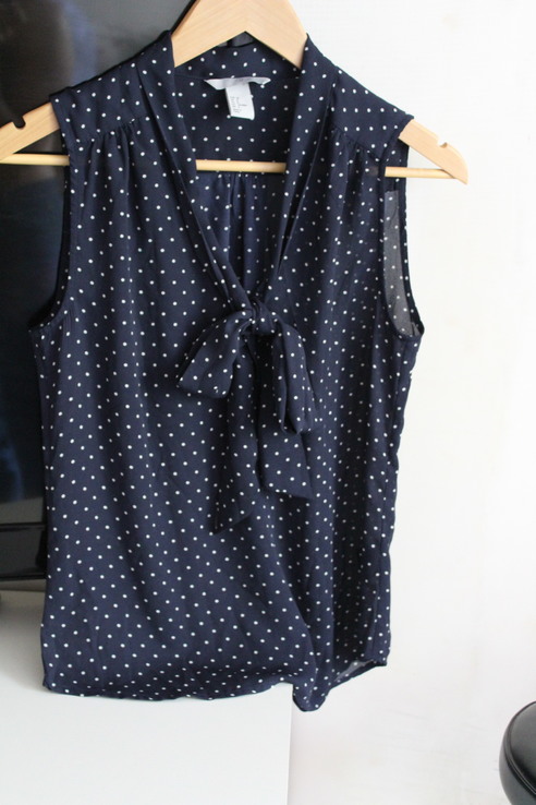 Блуза H&amp;M в горошек, фото №3