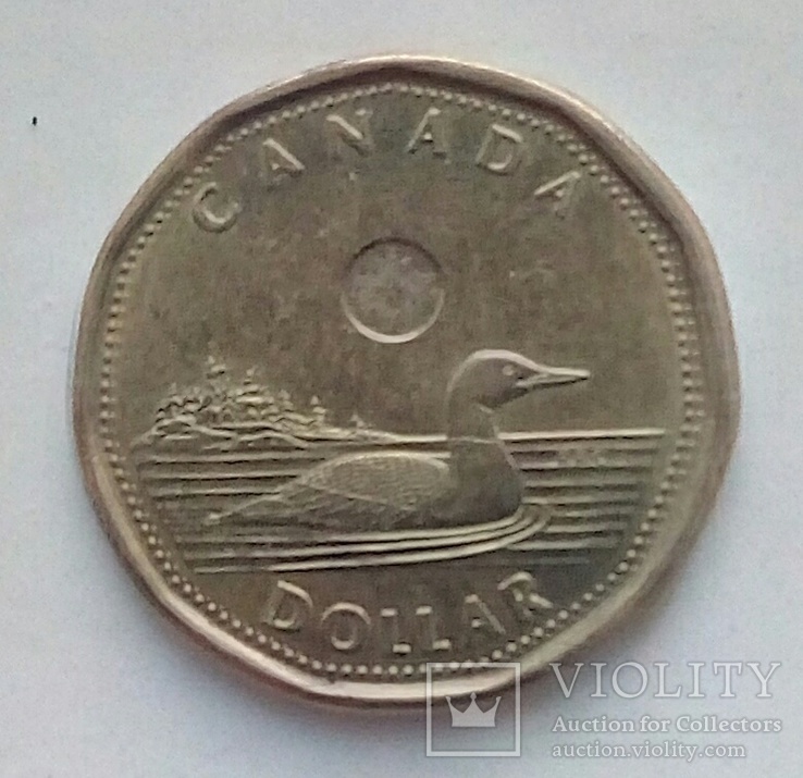 1 доллар Канада 2015г, фото №2