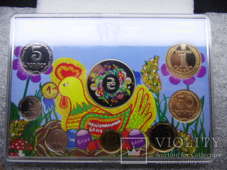 Річний набір обігових монет НБУ 2014 рік , Годовой набор обиходных монет НБУ 2014 год, фото №4