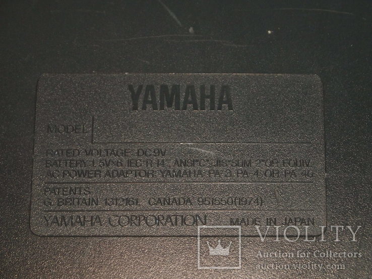 Синтезатор YAMAHA PSS - 51 Japan 1974 г.в., фото №10