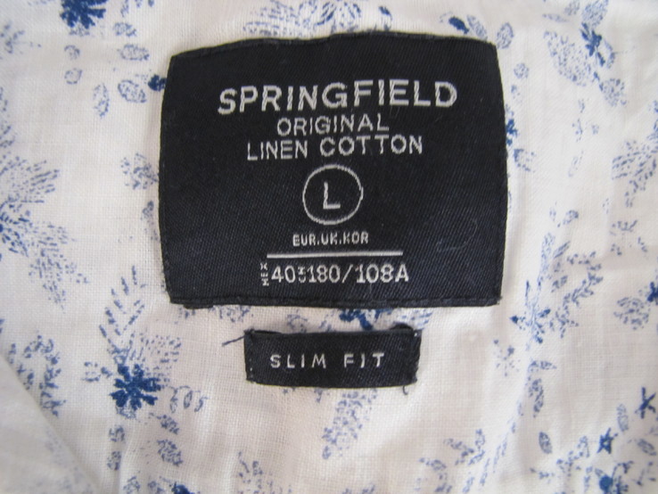 Оригинальная рубашка Springfield (L) как новая, фото №7