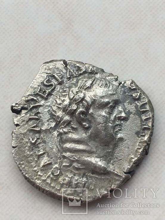 Веспасиан (69-79) . Денарий, фото №3