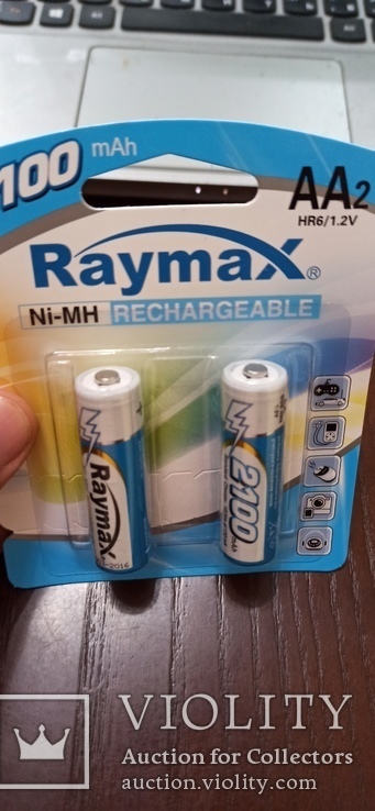 Аккумулятор АКБ R6 AA Raymax 2100mAh Ni-Mh цена за 2шт