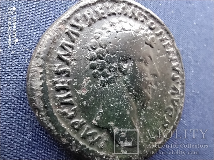 Рим ,сестерций Марк Аврелия ,161 г.н.э., фото №6