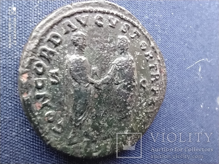 Рим ,сестерций Марк Аврелия ,161 г.н.э., фото №7