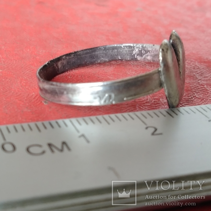 Перстень сердечко 19 век, фото №7
