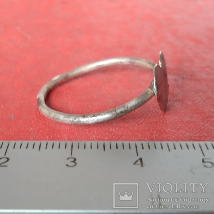Перстень сердечко 19 век, фото №6