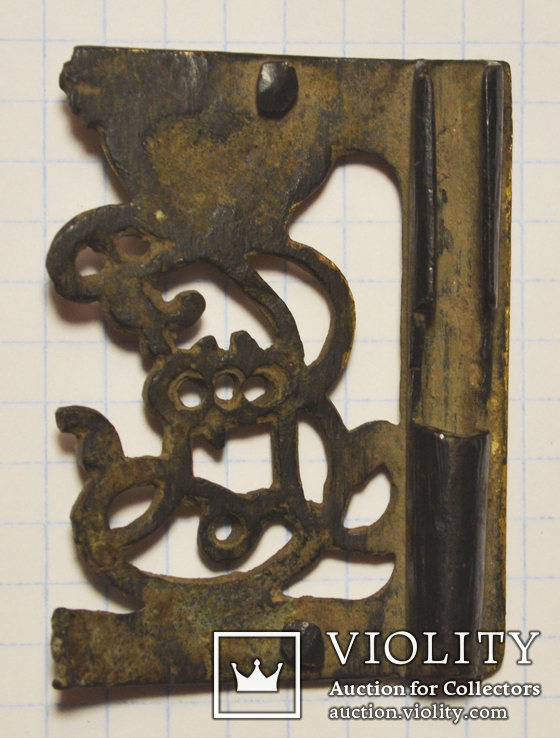 Часть офицерской пряжки.18-й век.РИА., фото №3