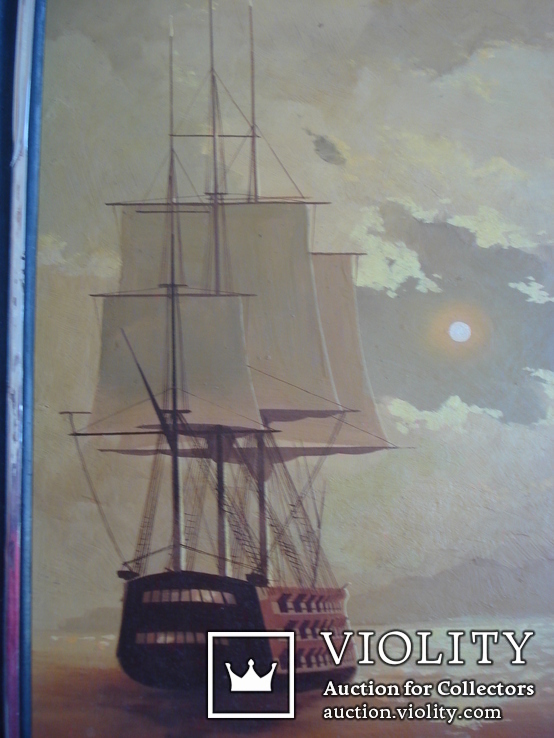 Титов Павел Петрович "На рейде. Закат.", фото №5
