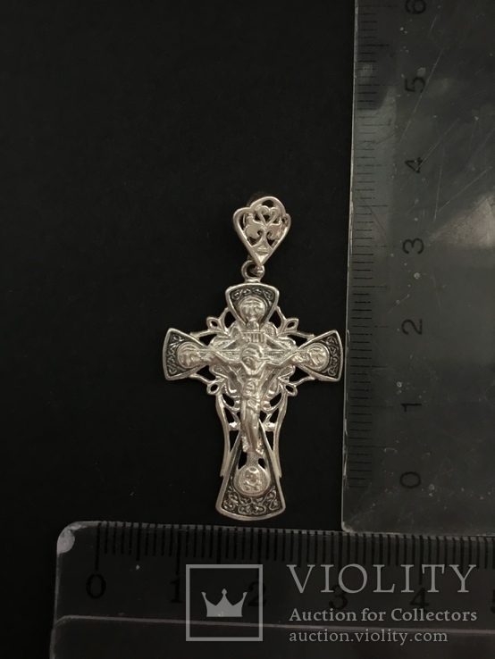 Крестик, серебро 925, фото №3
