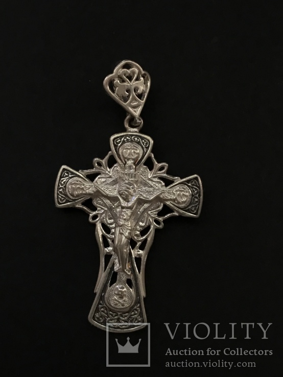 Крестик, серебро 925, фото №2