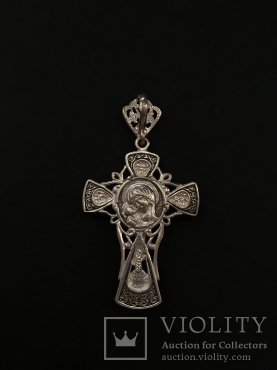Крестик, серебро 925, фото №4