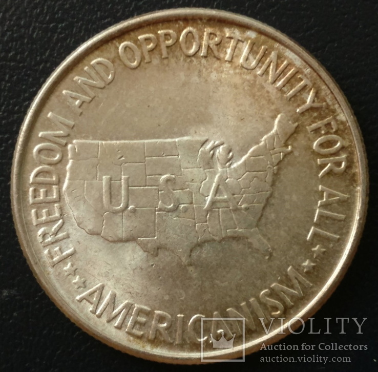 США 50 центов пол-доллара 1952 unc
