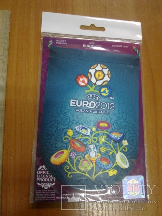 Футбол вымпел спортивный Евро-2012 "Польша-Украина"