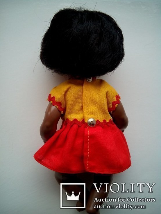 Кукла негритянка черепашка Schildkrot 18см ГДР, фото №4
