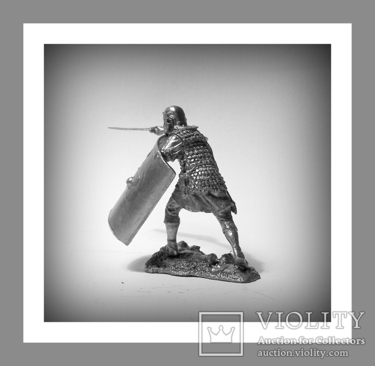Игрушечные Солдатики Римский Легионер 1 Век 54 мм Оловянные Cолдатики Миниатюры, фото №3