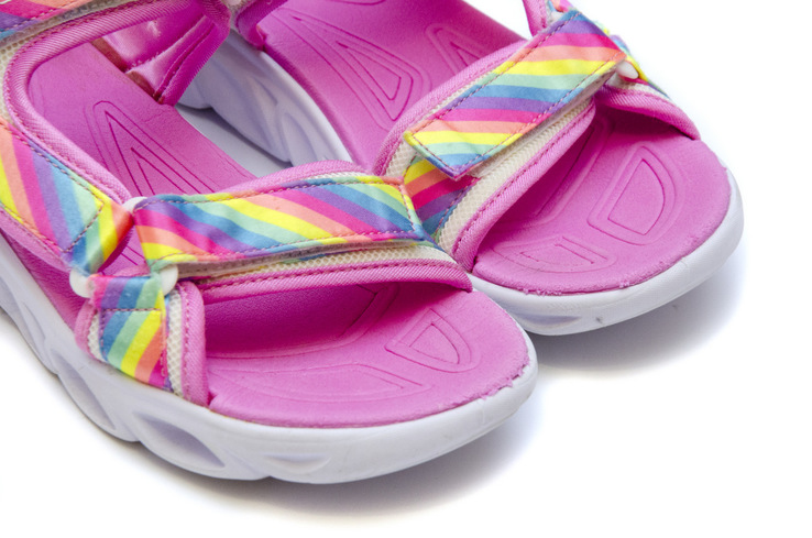 Сандалии Skechers Hypno-Splash Rainbow Lights. Стелька 23 см, numer zdjęcia 4