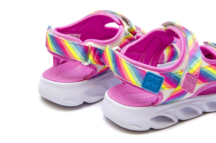 Сандалии Skechers Hypno-Splash Rainbow Lights. Стелька 23 см, numer zdjęcia 6