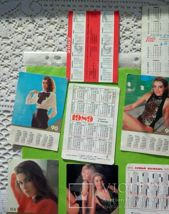 Женщины в календариках.  10  штук., фото №8