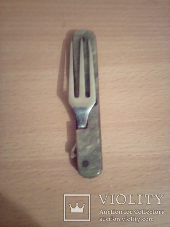 Вилка складная и нож для консервов, фото №2
