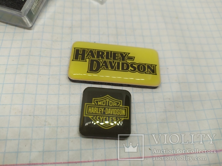 Комплект дизайнерских магнитов Harley Davidson. Байкер, фото №8